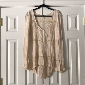 FREE PEOPLE Cream Tunic